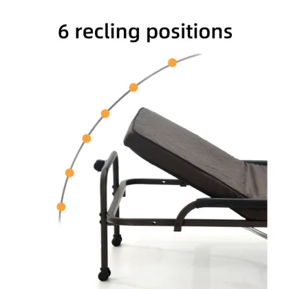 Invisible Fold Metal Bed for Lunch Break and Leisure