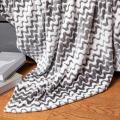 good quality Striped comfort flannel blanket