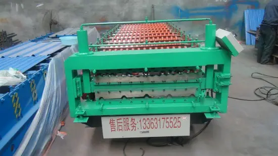Double deck color coated steel sheet machine Buliding Material Metal
