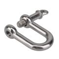 Stainless Steel D Chain Shackle Screw Pin