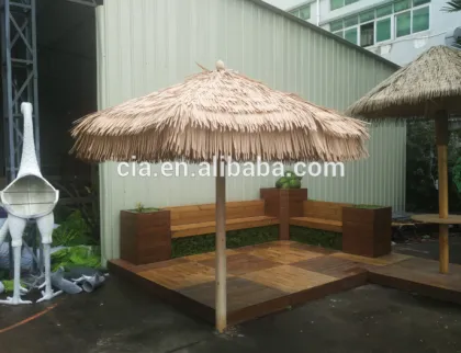 folder Fireproof, Acidproof Rot-resistance, Alkali-resistance Wind-resistance beach thatch umbrella