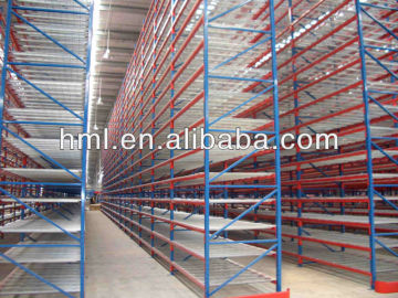 Wire mesh deck for warehouse rack