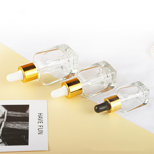 10ML 20ML 40ML Square glass dropper bottle