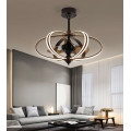 Decorative modern simple ceiling fan with light