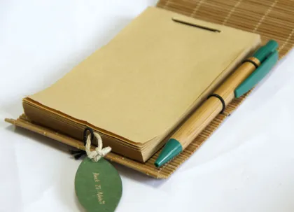 rectangle writing bamboo pad