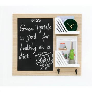 23856Black chalkboard wall organization board