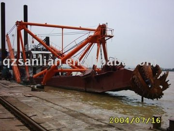 Dredging depth 3-20m cutter suction dredger
