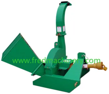 4 inches self-feeding wood chipper