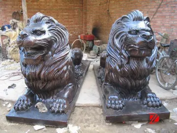 Newest bronze lion sculpture for sale