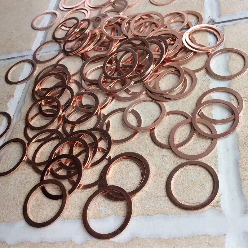 Red Copper Washer Lock Washer