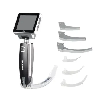 Rechargeable Medical Equipment: Disposable Video Laryngoscope with 3 Blades for Intubation Kit