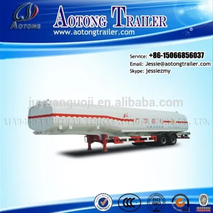 low price new 40M3 oil tanker trailers for sale / volume optional