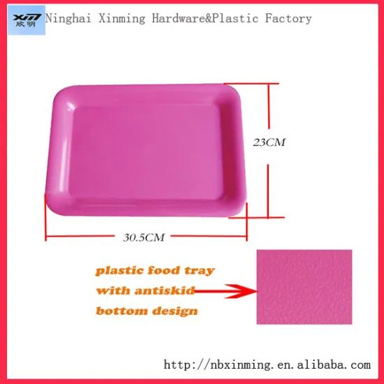 Restaurant plastic children food tray