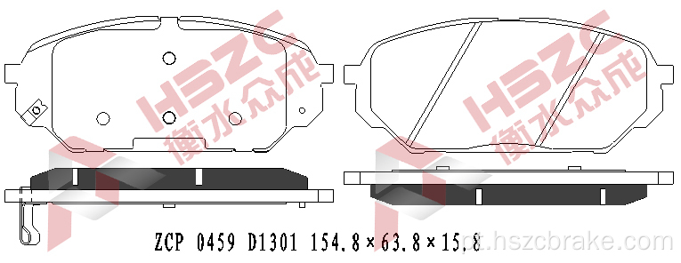 FMSI D1301 PAT DE FREIO CERAMICA PARA KIA