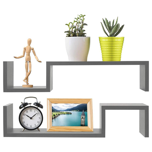 Set Of 2 Home Decor Wall Mounted Shelves