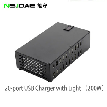 Charge simultanée multi-fil intelligente de 20 ports