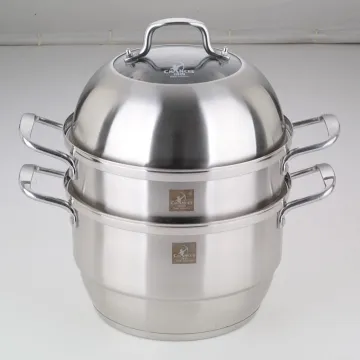 304 Stainless Steel Induction Kitchen Food Steamer Pot