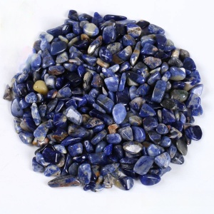 Chip Sodalite Beads for Home Decoration & Decor Making Jewelry 100Gram Crushed Irregular Tumbled Stone Pieces Beads No hole