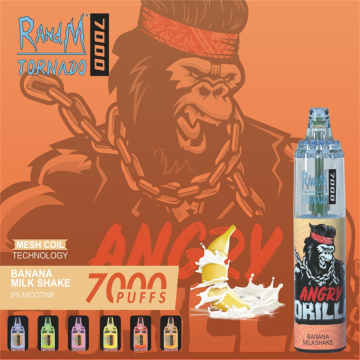 R andM Tornado 7000 Rechargeable Disposable Pod Kit