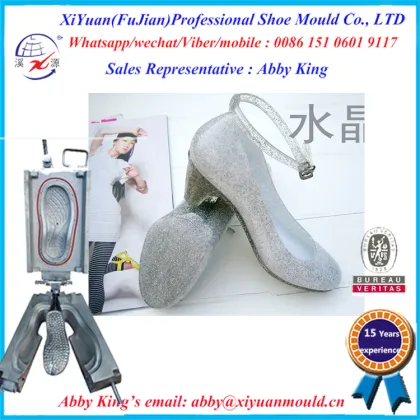 Classic Pvc Jelly Lady Shoe Moulds, shoes moulds Making Pvc Jelly Shoes Sandals, PVC crystal shoes moulds