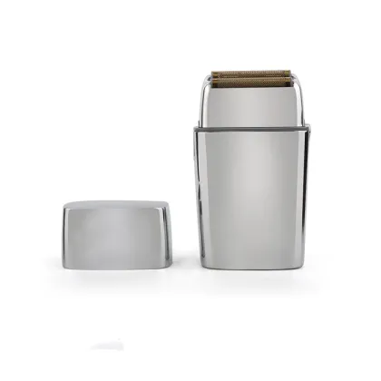 Professional 2D Double Blade Electric Foil Shaver for Men's Beard and Face Grooming