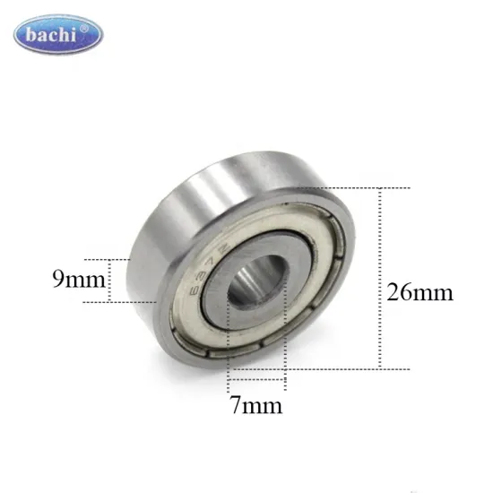 Factory miniature deep groove ball bearing 637 zz