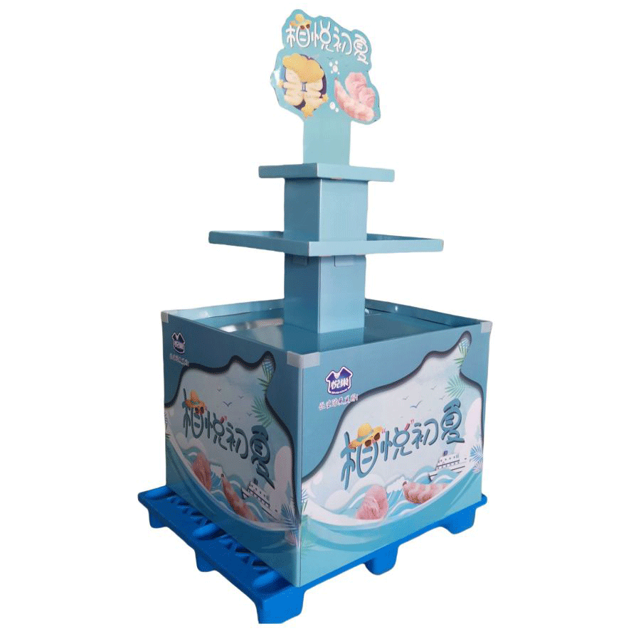 Soporte de papel de papel corrugado moderno PVC espuma de nieve
