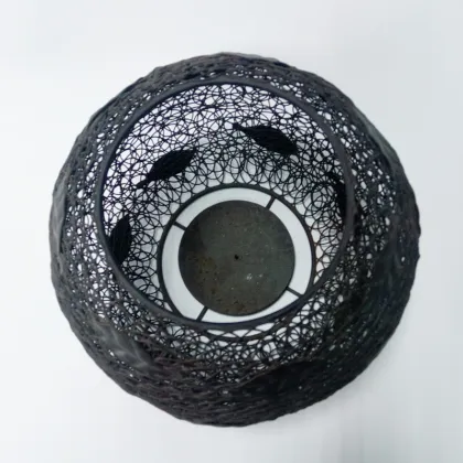 Bird's Nest Metal Candle Holder Antique Decoration