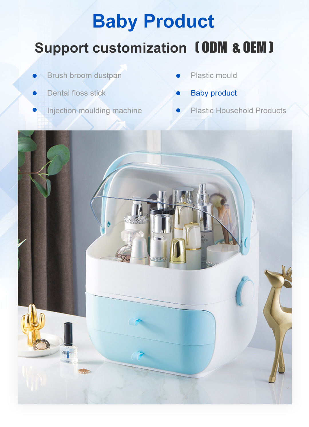 makeup storage box