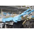 Gants d'optima en nitrile pur en nitrile pur bleu optima