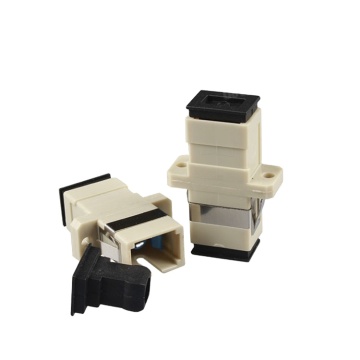 10 Pack OM1 OM2 SC Simplex Fiber Optic Adapters - SC UPC Connectors