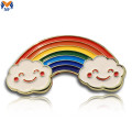 Reka Bentuk Fesyen Logam Reka Bentuk Rainbow Pin