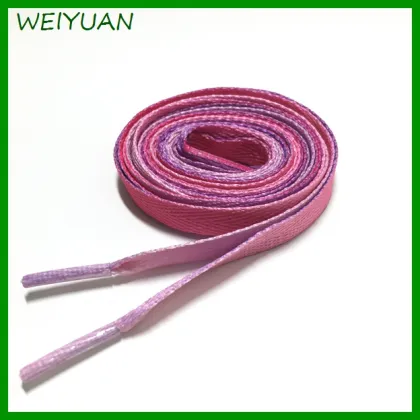 Free samples flat custom flat change color shoelace