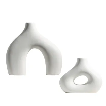 Nordic Ceramic Vase: Designer Modern Wedding Centerpiece for Home Decor