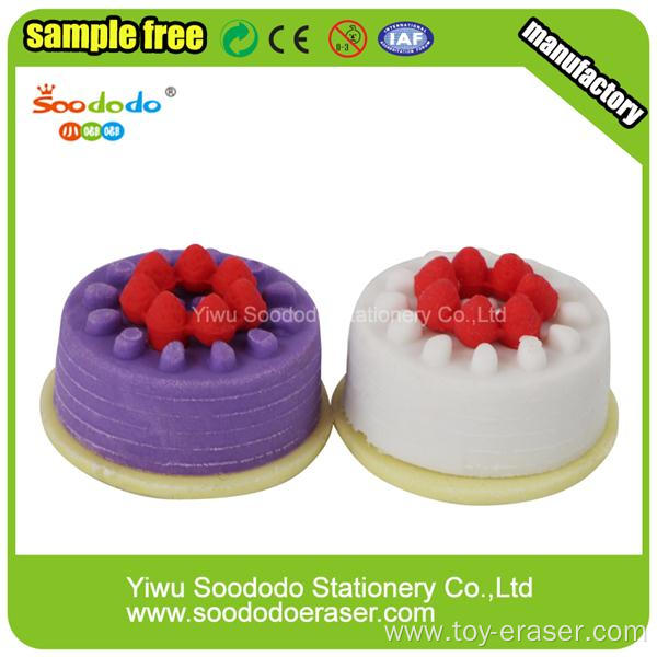 New Design Wholesale Food Shaped Eraser Chinese Factory