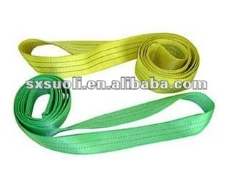 Industrial polyester material Endless Webbing Sling / lifting material endless slings / textile material endless slings