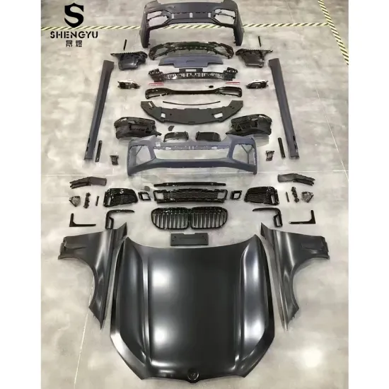 BMW 7 Series G11 G12 2016-2019 Upgrade Kits: 2020 Style Bumpers, Grille, Hood, Fenders, and Auto Lamps