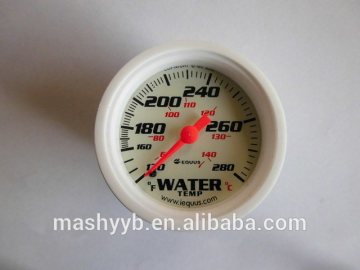 30mm highly quality plastic water pressure gauge with center back connection