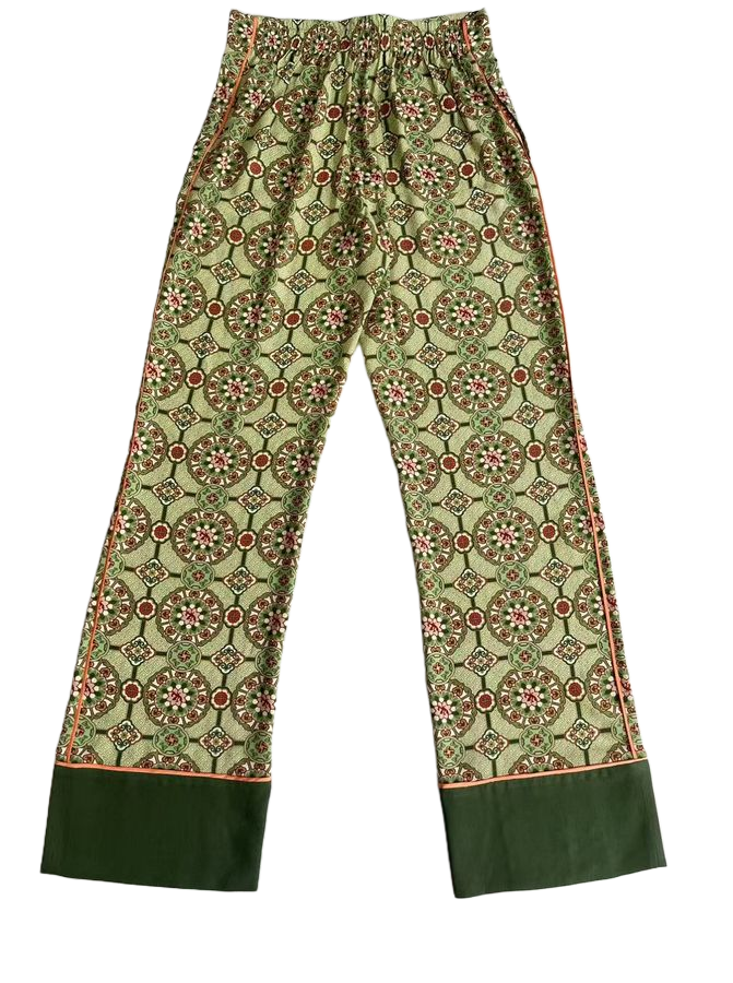Viscose Digital Placement Print Trouser
