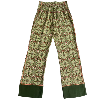 Viscose Digital Placement Print Trouser