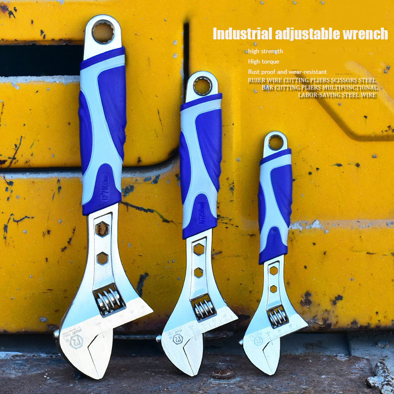 Adjustable Wrench Professional Hand Tools 6in 8in 10in 12in Steel Open End Spanner competitive price hand tools