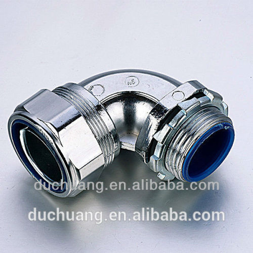 90 Degree Flexible Conduit Connector, High Quality 90 Degree Flexible