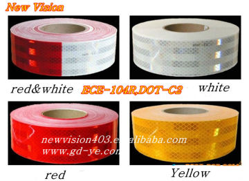 truck vehicle adhesive reflective tapes for vehicles white and yellow tape