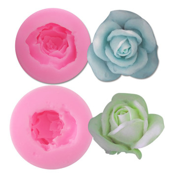 3D Flower Rose Silicone Fondant Cake Mold for Baking and Chocolate Decoration
