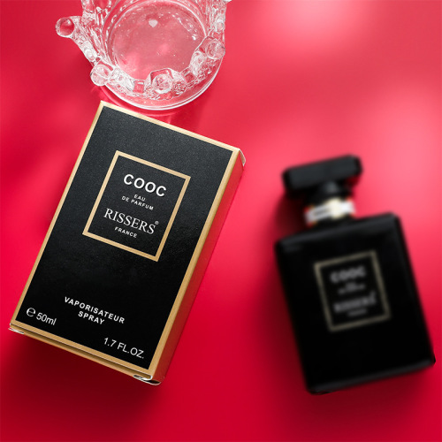50mlブラックCOOC女性の長持ちする花の香水