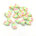 Candy ice cream flat polymer clay beads