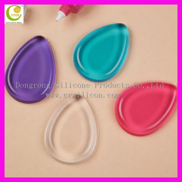 Newfashion Soft Transparent Clean Silicone Puff Silicone Powder Puff Makeup Beauty High Quality Makeup Sponge