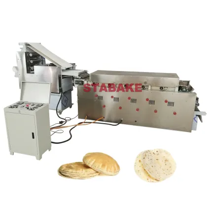 Fully Automatic 4 Rows Bread Making Machine: Roti, Chapati, Pita Bread Maker