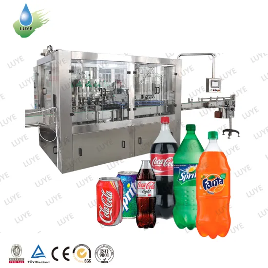 CSD Bottle Washing Filling Capping Machine Production Line