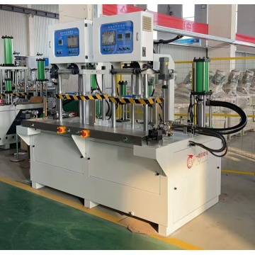 Vertical double-station wax injection machine